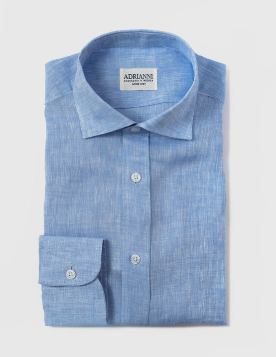 Camisa azulón lino