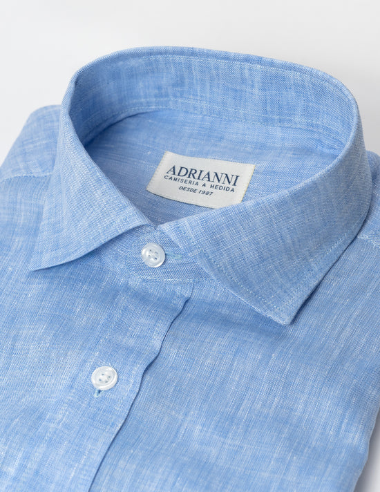 Camisa azulón lino