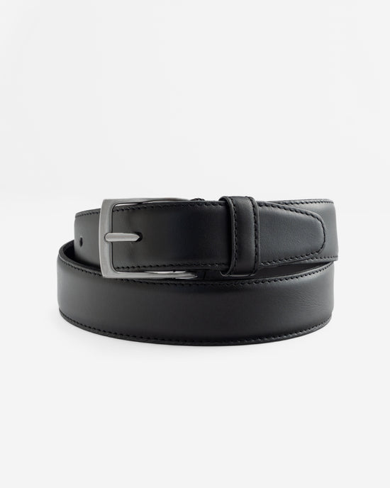 Cinturón liso negro
