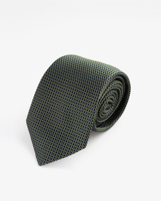 Corbata "Lester" verde olivo